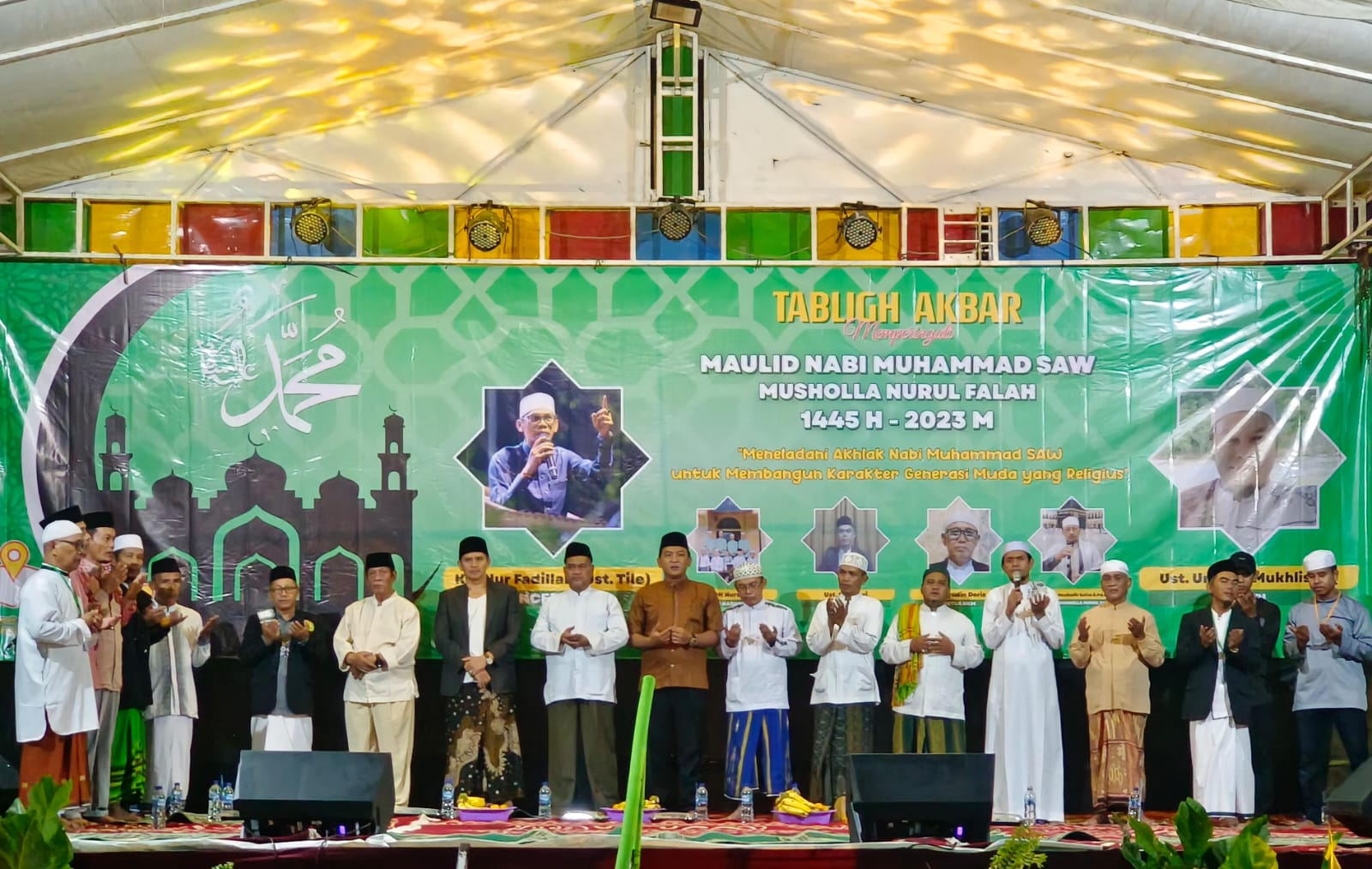 Camat Mulyani Hadiri Tabligh Akbar Maulid Nabi Muhammad Saw 1445 H